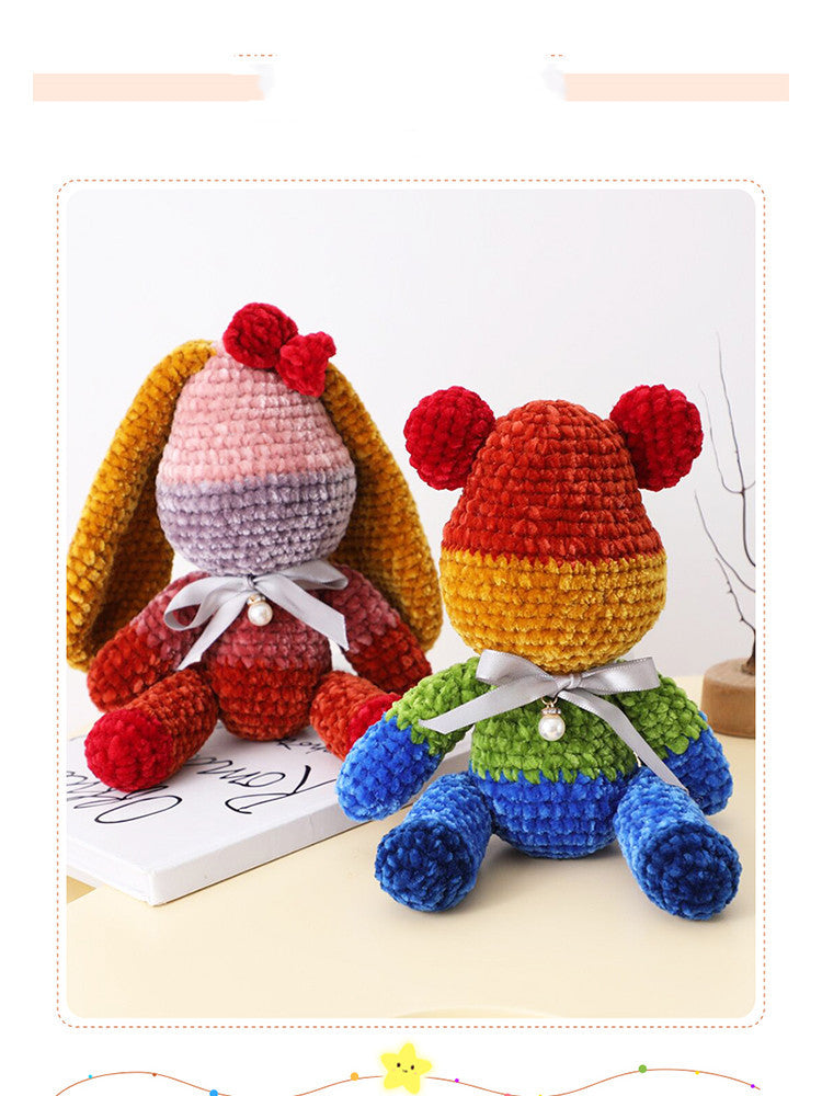 Relieve Boredom Hand Knitting Crochet Material Bag Making