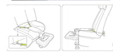South Korea Imported Child Car Seat Footrest Footrest