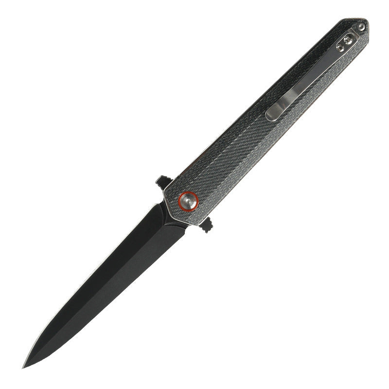 Outdoor Multifunctional Portable Folding Knife Hardware Tools Climbing Camping Survival Linen Handle