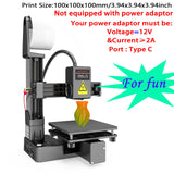 EasyThreed 3D Printer K10 Entry Level Use TPU PLA 175mm