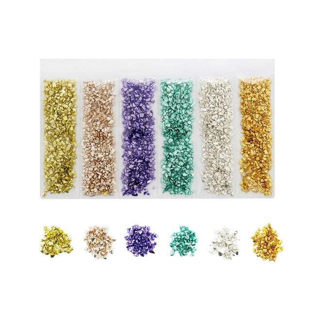 Crushed Glass Stone Resin Filler Crystal Jewelry