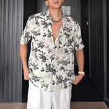 Тарзи таътил фуҷур Casual вимпел кӯтоҳ остин ҷомаи чопӣ