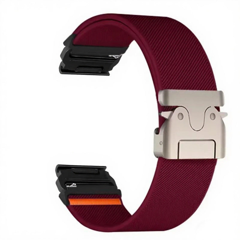 Elastic String Fabric Woven Men Watch Strap