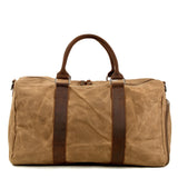 Men's One-shoulder Portable Training Dry Wet Separation Swimming Large Capacity Canvas Luggage Travel Bag
