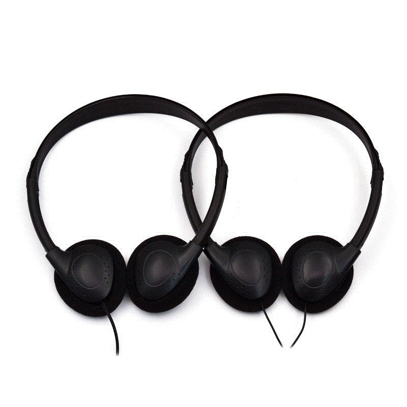 Solid Color Personalized Head Wear Airline Headphones