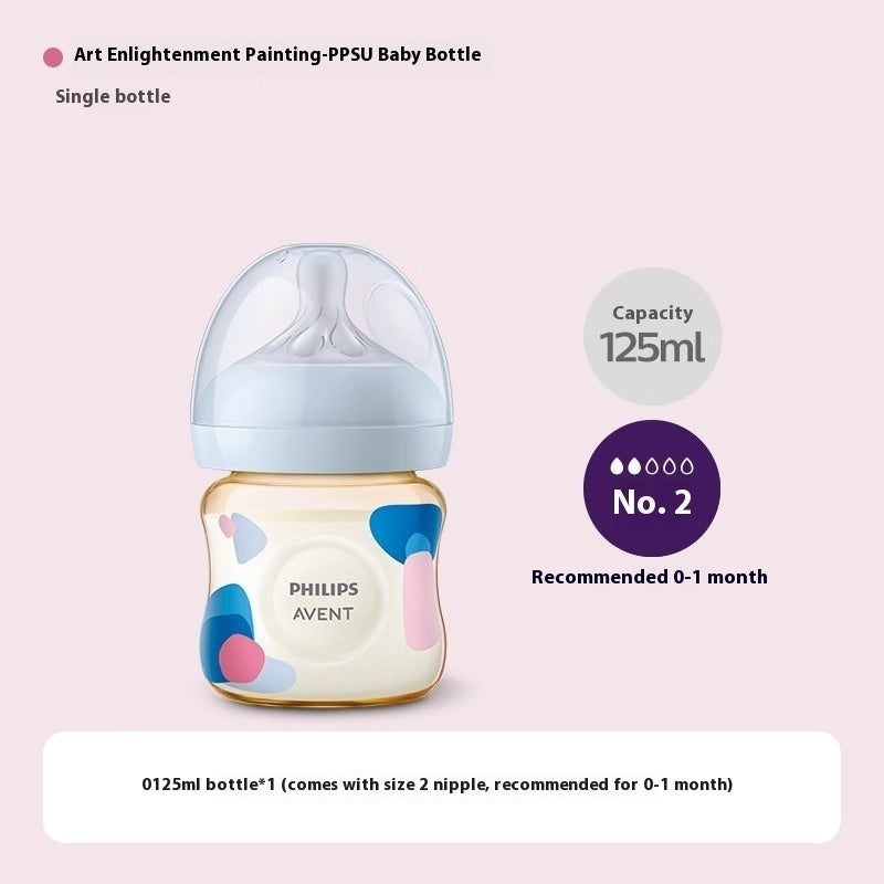 Large Diameter Feeding Bottle Baby Anti-flatulence