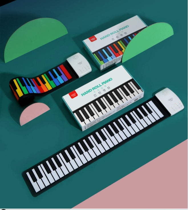 Electronic Organ Hand-rolled Piano Musical Instrument Toy For Beginners