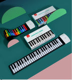 Electronic Organ Hand-rolled Piano Musical Instrument Toy For Beginners