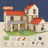 Children's Brick Building Villa Building House Toys