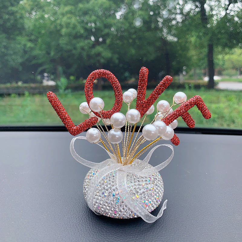 Innovative Car Decoration Vehicle Center Console Diamond Star Decoration Ornaments