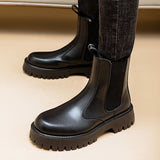 Martin Boots Men's Leather High-top Leather Shoes