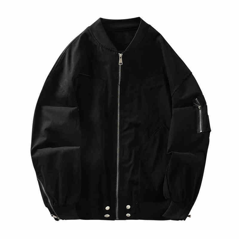American Retro Baseball Uniform High Street Pu Nice Jacket