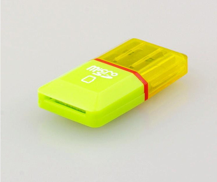 TF Diamond Card Reader Transparent Solid Color 2.0 Card Reader