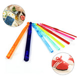 Knitting Tools Sweater Needle Plastic Color Crochet 15CM Set Of 9 OPP Bag Set Crochet Hook