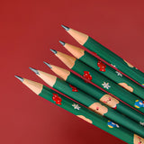 Cartoon Christmas Box Children Stationery Sketch Pencil