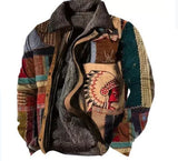 Thickened Side Seam Pocket Casual Zipper Loose Wolf Cotton Jacket