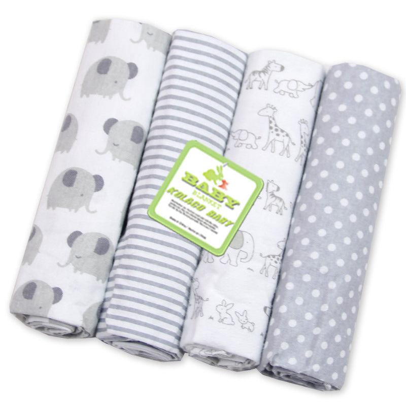 76X76PVC Flannel Baby Wrapping Blanket