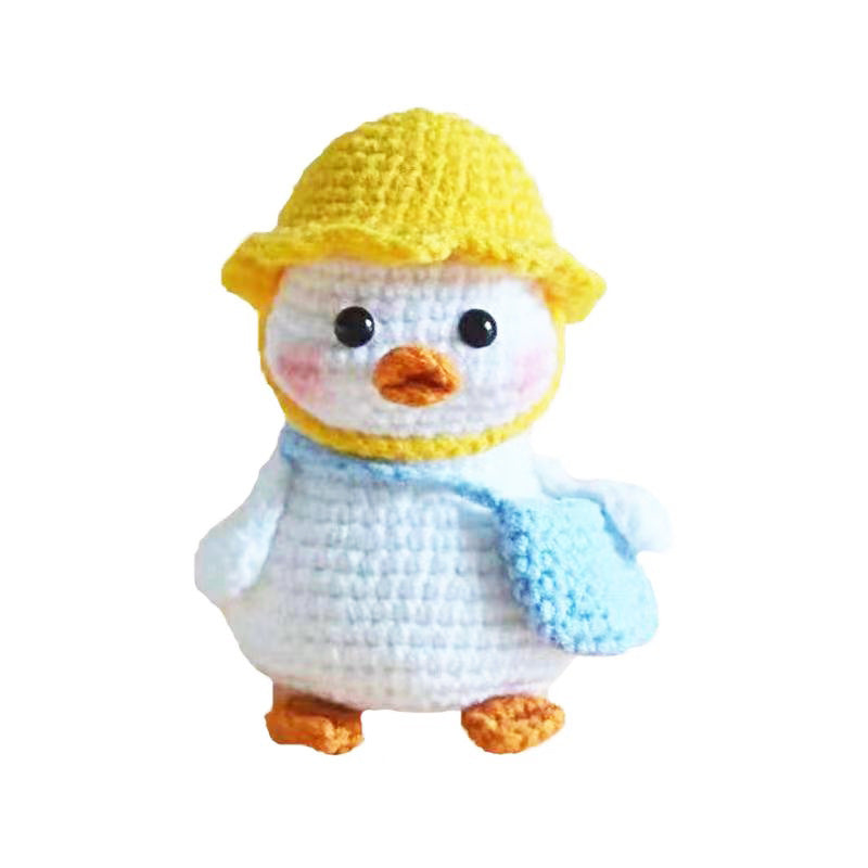 Red Embroidery New Product Handmade Crochet Knitting Doll DIY Beginner Learning Crochet Woolen Material Bag
