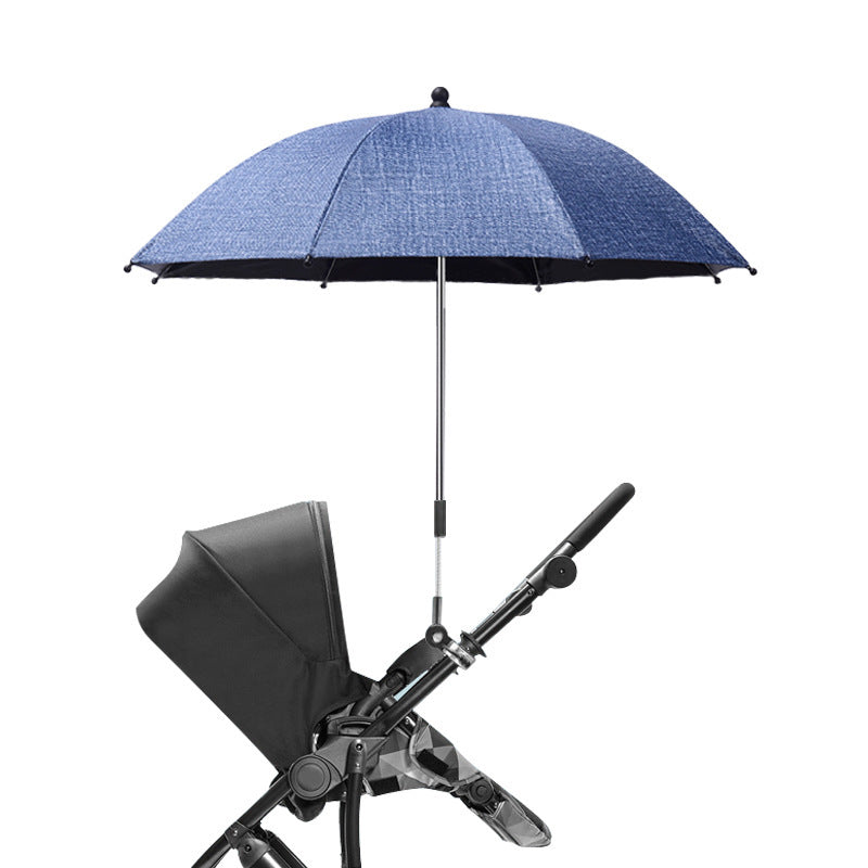 Baby Stroller Sunshade Black Glue UV-proof Stroller Parasol