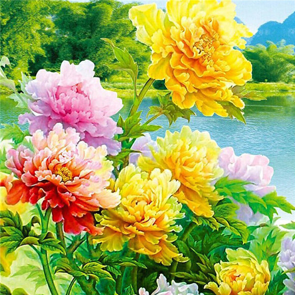 Fashion Diamond Painting Sunflower Mosaic Needlework