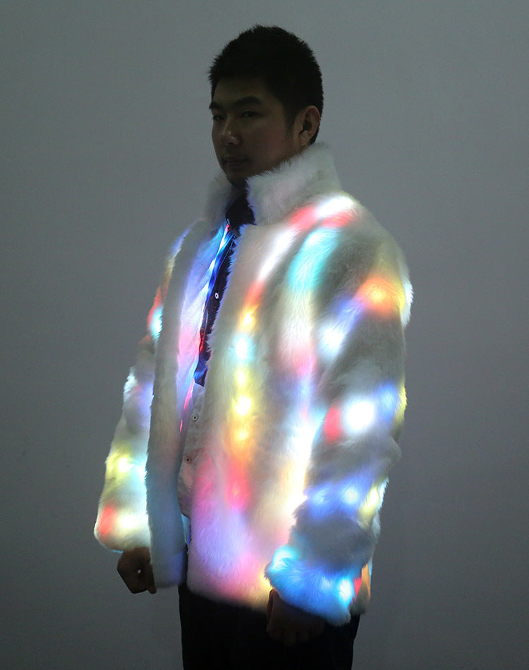 Halloween Colorful LED Lights Clothes Jacket