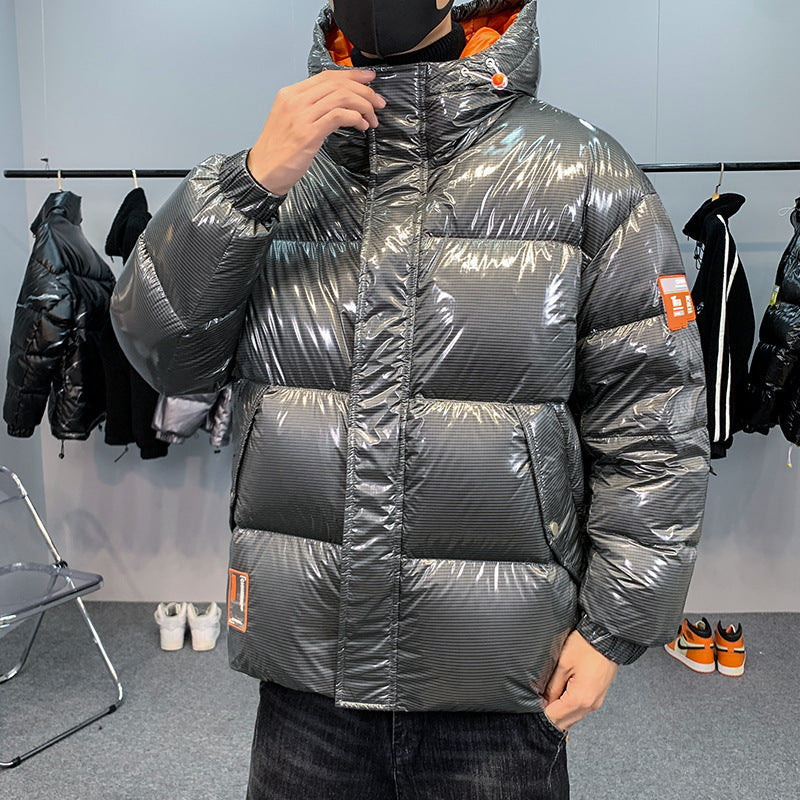 Thickened warm bright windproof jacket 90 Down