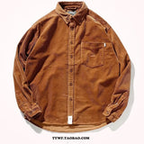 Long Sleeve Shirt New Japanese Hong Kong Style Loose Shirt