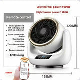 New Swing Fan Cooling And Heating Remote Control Can Be Warm Air Blower