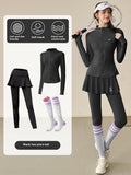 Morning Running Tennis Suit Gym Long-sleeved Top Yoga Suit