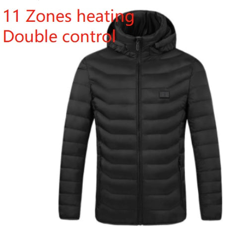 Winter Smart Cotton Men Jacket With USB Charging Function