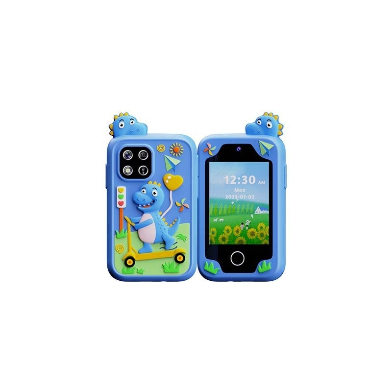 Children's Mobile Phone Shooting Video Mini Big Head Stickers Game Toys