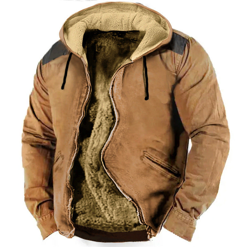 3D Printed Hoodie With Multicolored Pattern