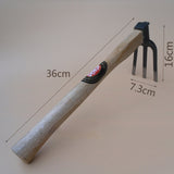 No 7 Forging Small Hoe Wooden Handle Durable Forging Gardening Tools