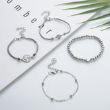 Map Opal Bead Necklace Anchor Chain Women