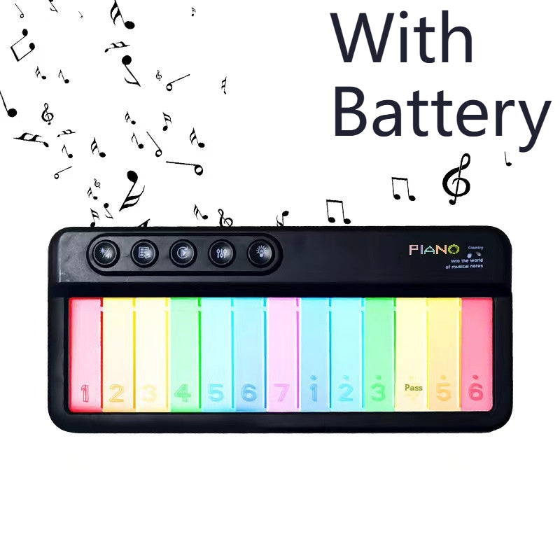 Rainbow Light Touch Screen Children's Electronic Keyboard Toy