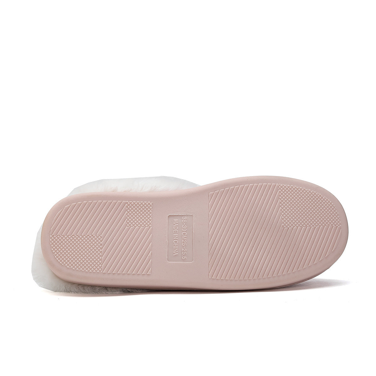 Fluffy Home Warm Non Slip Cotton Slippers