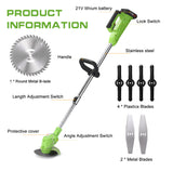 Cordless барқ ​​Lawn Mower боғи Tool