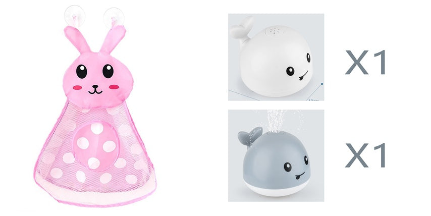 New Baby ҳаммом ванна барқ ​​Induction Whale Spray Toy хурд