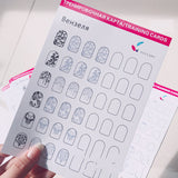 Nail Art Training Practice Book Lines Drawing Painting Learning