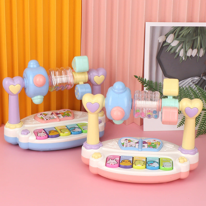 Music Children's Rotating Electronic Organ Early Education Toy