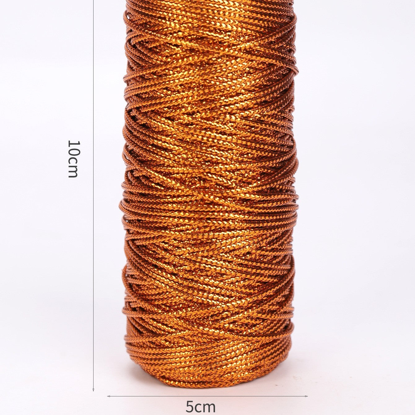 16 Strands Flat Hollow Gold Wire Non-stretch Gift Wrapping Wire