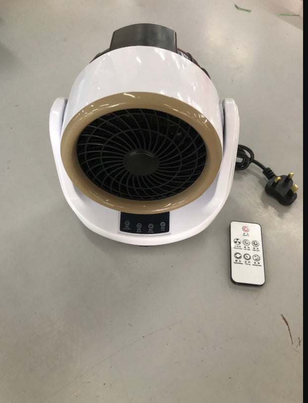 New Swing Fan Cooling And Heating Remote Control Can Be Warm Air Blower