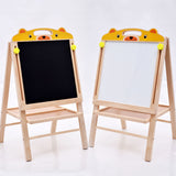 Wooden Lifting Blackboard Folding Painting Magnetic Drawing Board