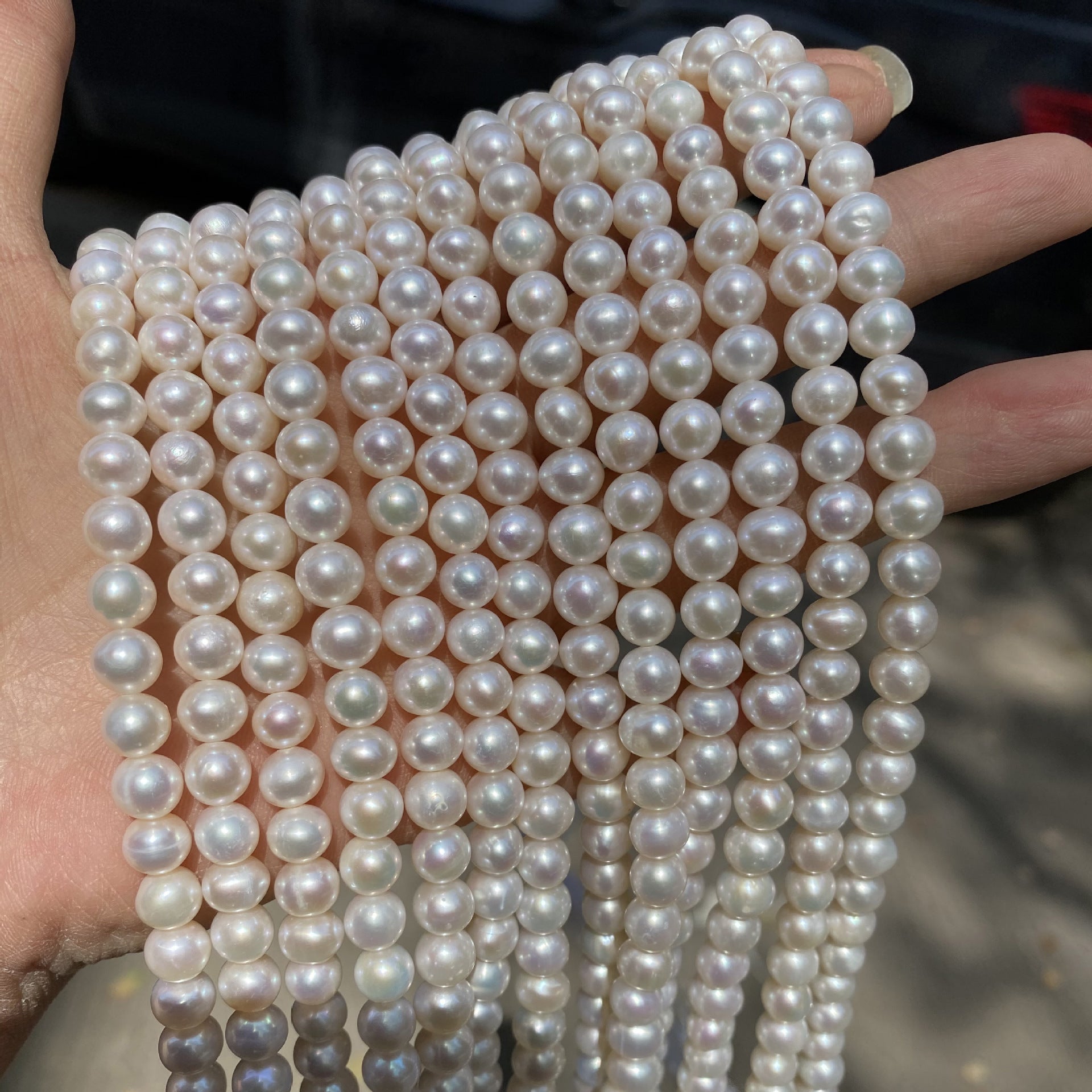 Natural Freshwater Pearl Beading Material