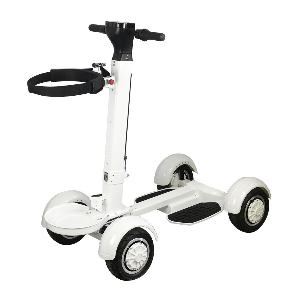 Чор Чарх голф барқ ​​боли Light Longboard Lawn Курс Scooter