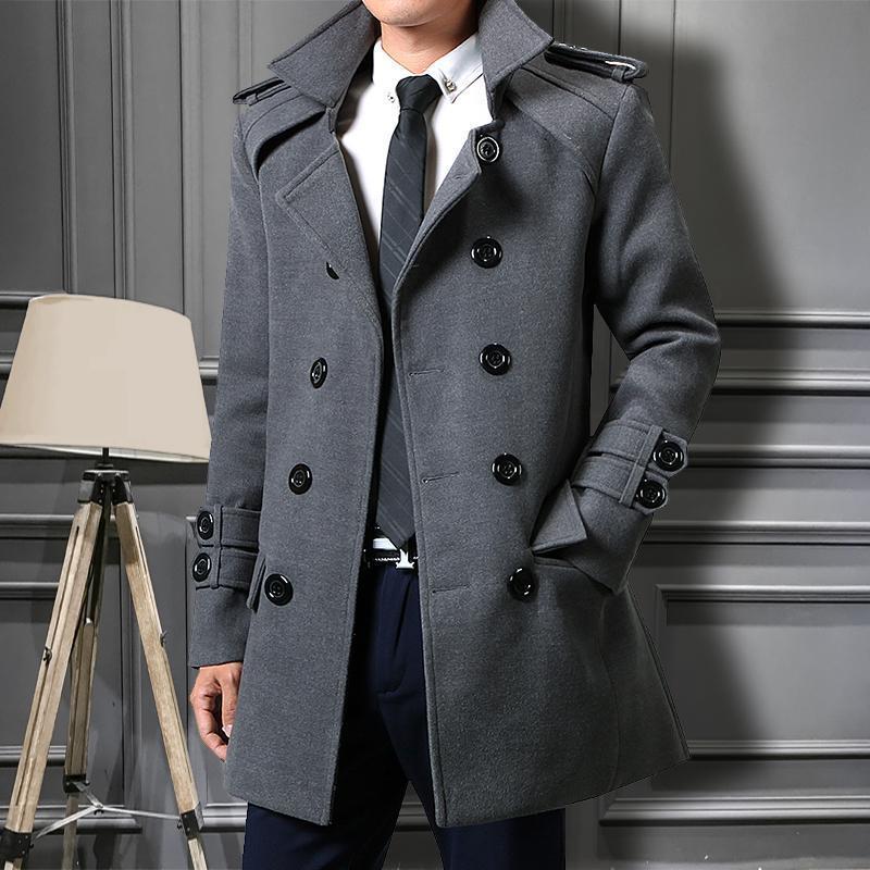 Мужская куртка Duster Slim Fit корейской моды