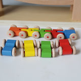 Baby Beech Grounder Track Inertia Walker Car Children Training Visual Grasping Ability Baby Early Education 1 Year Old