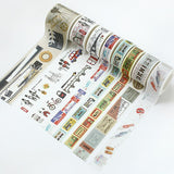 15 40mmx10m Vintage Travel Stamp Washi Tape Scrapbooking Pl