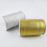 Gold And Silver Onion With Christmas Ribbon Gift Wrapping