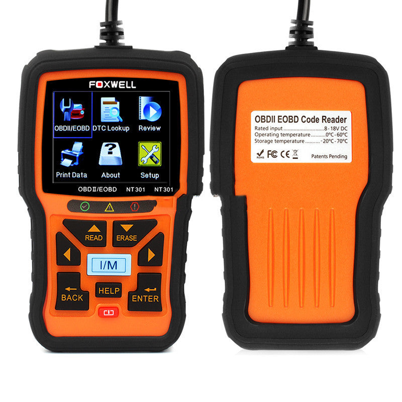 Foxwell NT301 Can OBDII Auto Diagnostic Scanner